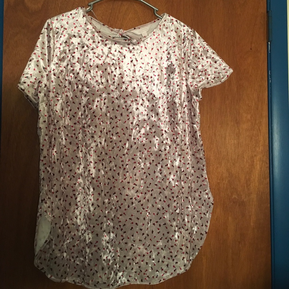 Velvet top